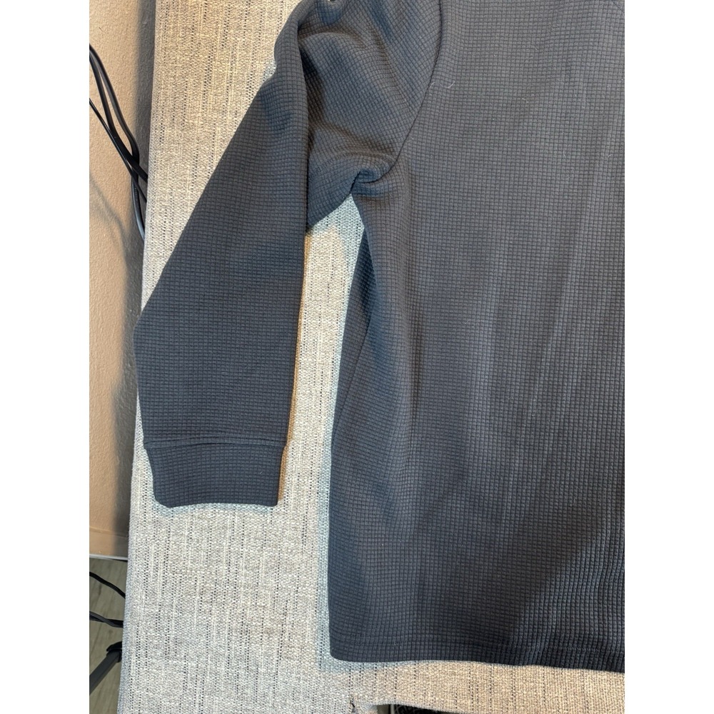 Flag and Anthem 1/4 Zip Pullover Sweatshirt Men's XL Gray blue - Picture 9 of 13